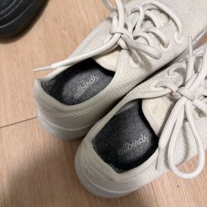 allbirds Cream Wool Runners - Light Neutral